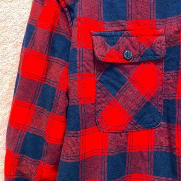 Boston Traders Shearling-lined Flannel Coat XXL Plus Fall Winter Cozy Warm Snow - Picture 13 of 16